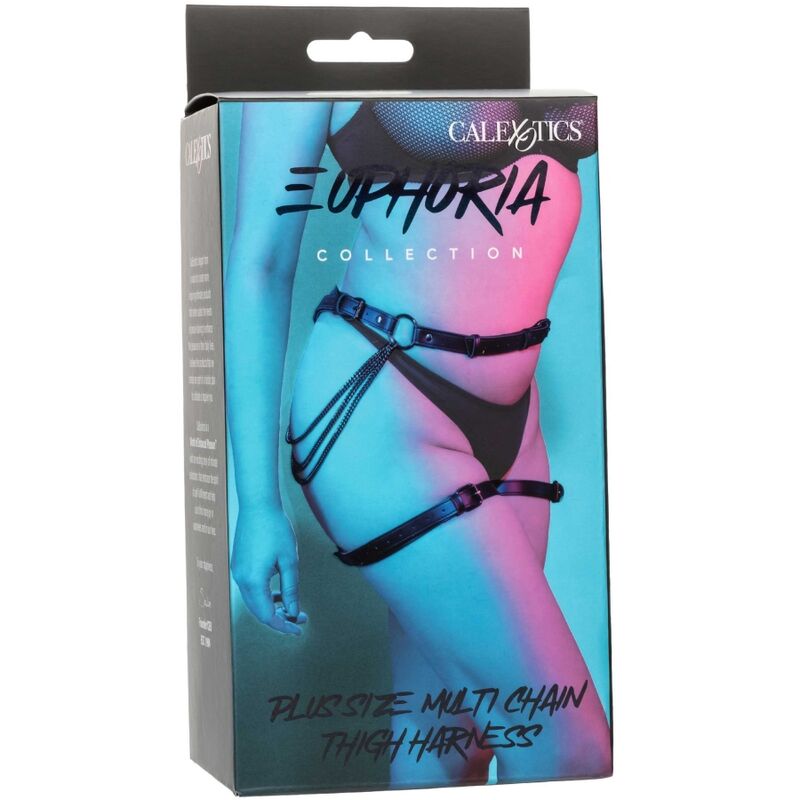 CALEXOTICS - EUPHORIA CHAIN ​​THIGH HARNESS PLUS SIZE