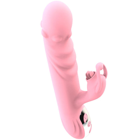 ARMONY - FULLY TONGUE VIBRATOR WITH STIMULATING TONGUE AND HEAT EFFECT PINK