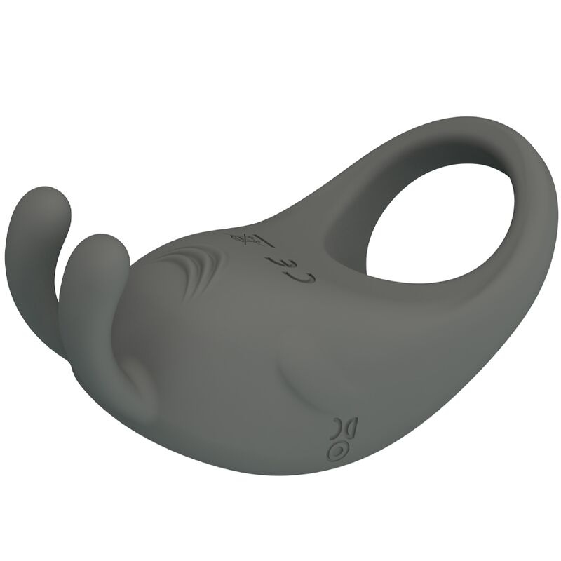 Sex Divinity - STRATUS GREY RABBIT VIBRATING RING