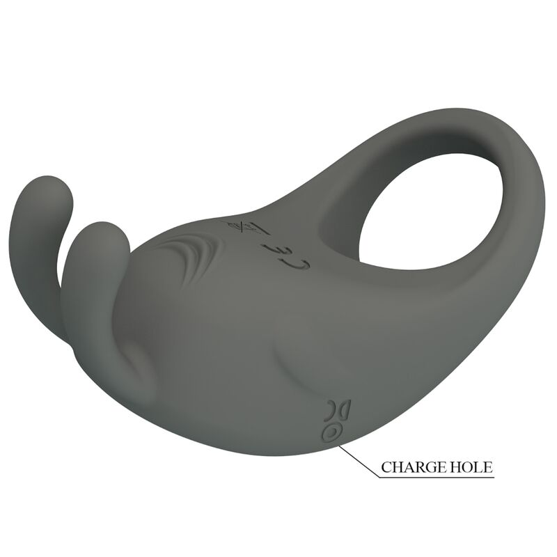 Sex Divinity - STRATUS GREY RABBIT VIBRATING RING