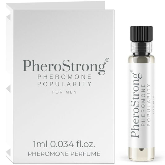 PHEROSTRONG - PARFUM POPULAIRE AUX PHÉROMONES POUR HOMMES 1 ML
