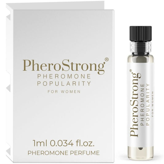 PHEROSTRONG - PARFUM AUX PHÉROMONES DE POPULARITÉ POUR FEMMES 1 ML