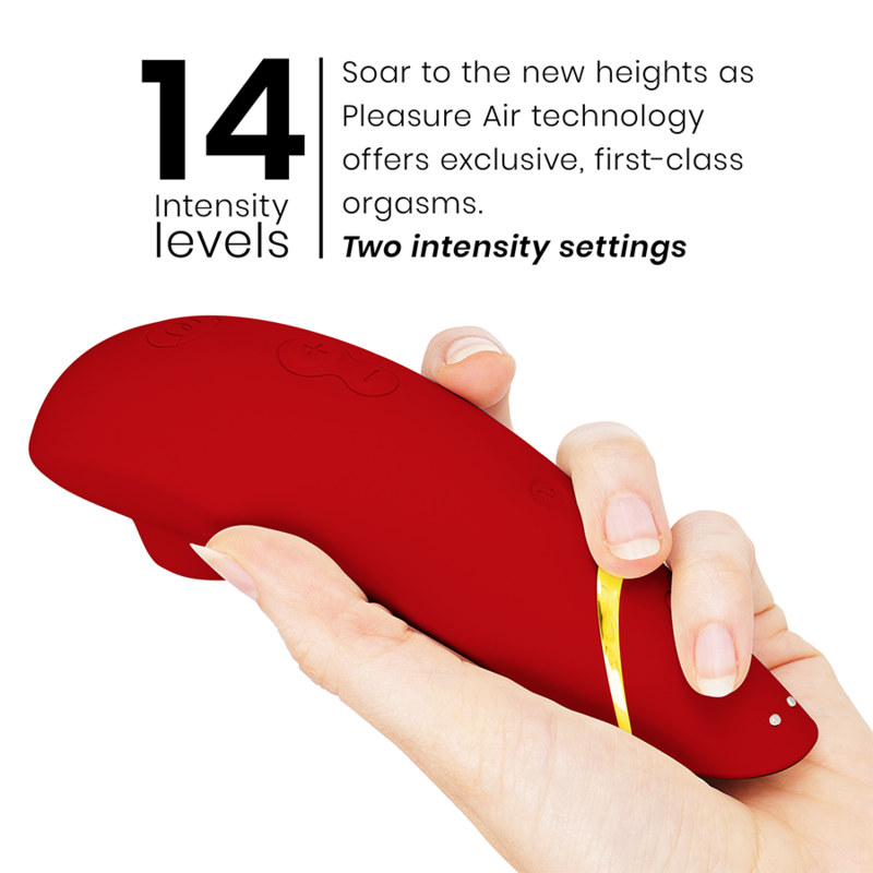 WOMANIZER - PREMIUM 2 CLITORIS STIMULATOR BURGUNDY