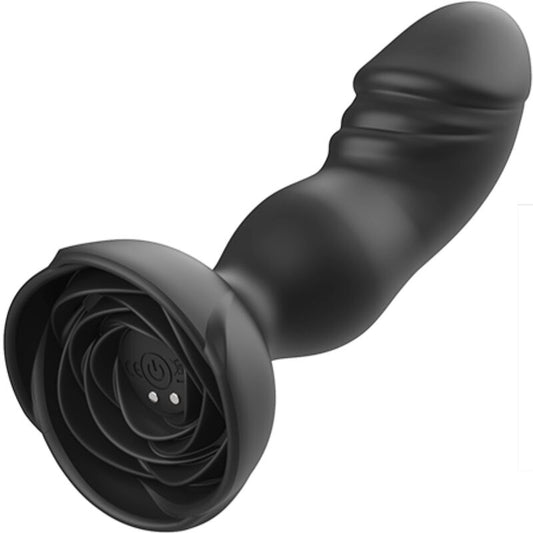 ARMONY - EXTREME A BLOOM PINK VIBRATOR &amp; ANAL PLUG REMOTE CONTROL BLACK