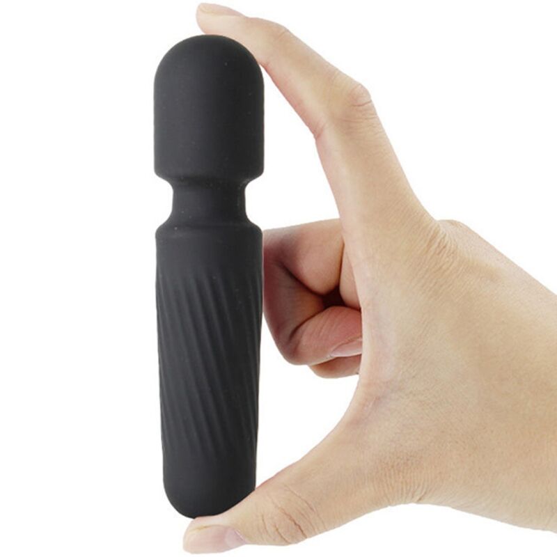 ARMONY - YOUR MAGIC RECHARGEABLE MASSAGER &amp; VIBRATOR 10 VIBRATIONS BLACK