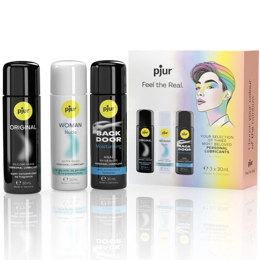PJUR - PRIDE SET LUBRIFIANTS PREMIUM 3 X 30 ML