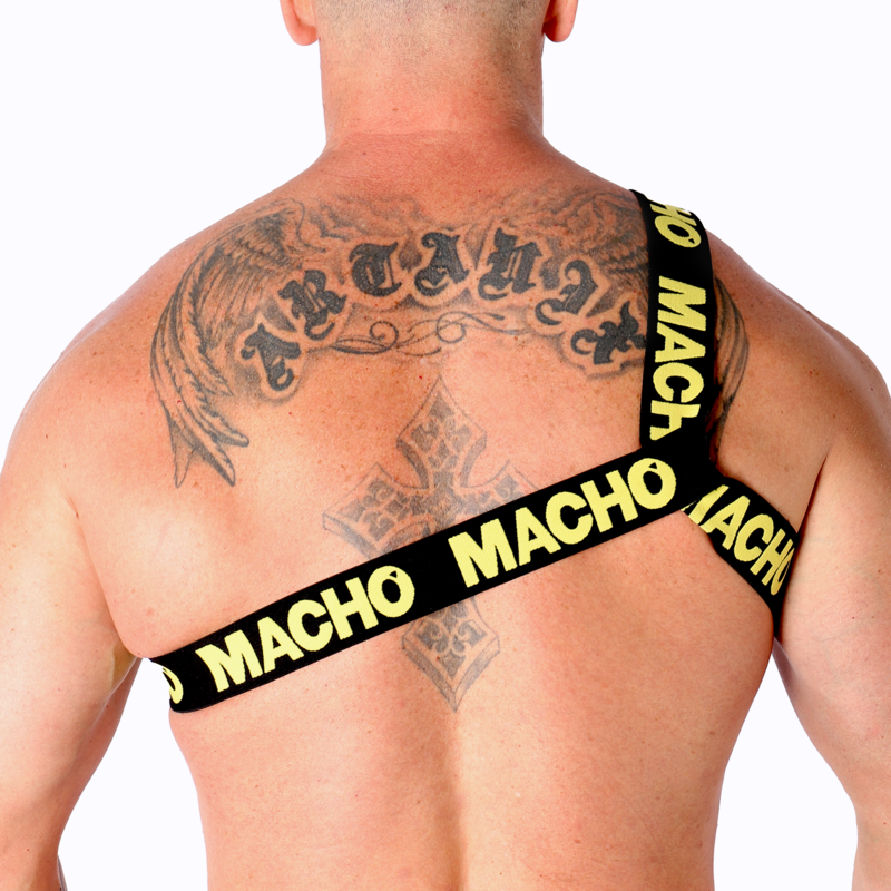 MALE - WHITE ROMAN HARNESS S/M