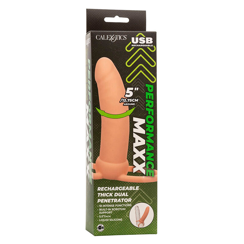 CALEXOTICS - MAXX DOUBLE THICK PENETRATOR 10 NATURAL VIBRATIONS