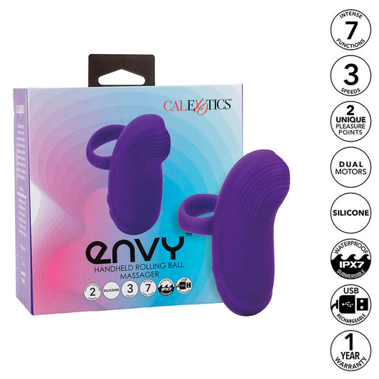 CALEXOTICS - ENVY ROLLING BALL MASSAGER 7 VIBRATIONS PURPLE