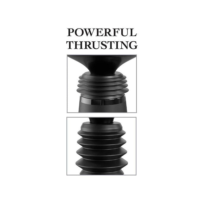 FETISH FANTASY SERIES - BODY DOCK THRUSTER HOLDS DILDOS WITH 7 THRUST MODES BLACK