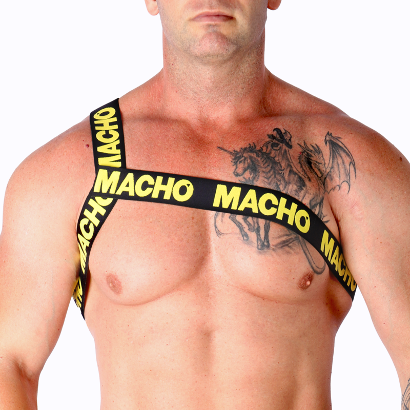 MALE - WHITE ROMAN HARNESS S/M