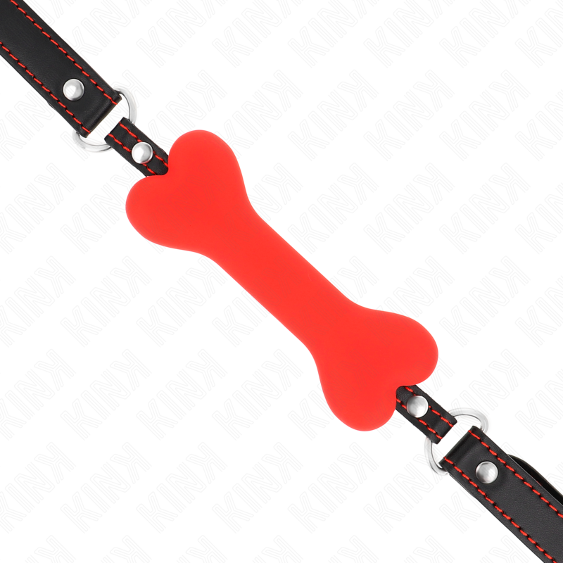 KINK - 12 CM RED BONE GAG 63 x 2 CM