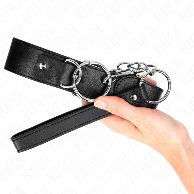 KINK - COLLAR WITH LEASH BASIC MODEL MODEL 4 ADJUSTABLE 36-43 CM