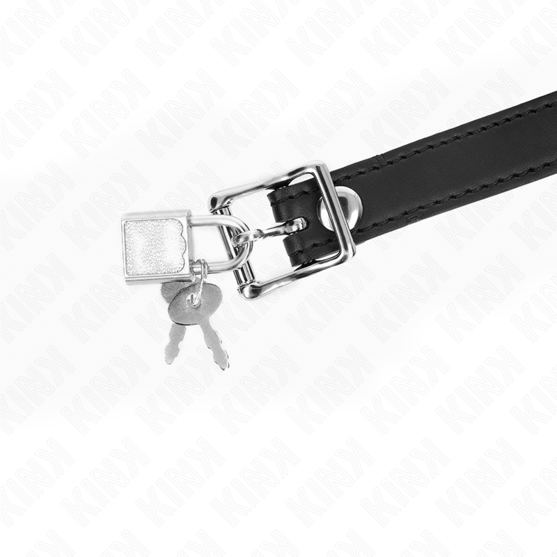 KINK - 4 CM SILICONE BALL GAG WITH LOCK 60 x 2 CM