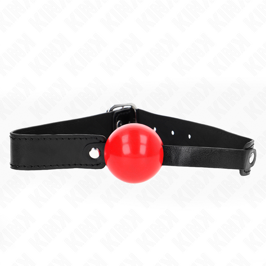 KINK - BALL GAG 4 CM SOFT TPE MODEL 1 66 x 2.5 CM ADJUSTABLE 41-61 CM