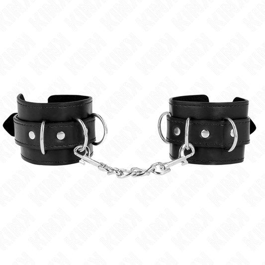 KINK - WRIST SUPPORT WITH 3 ADJUSTABLE D-RINGS BLACK 17.5-25 CM X 6 CM
