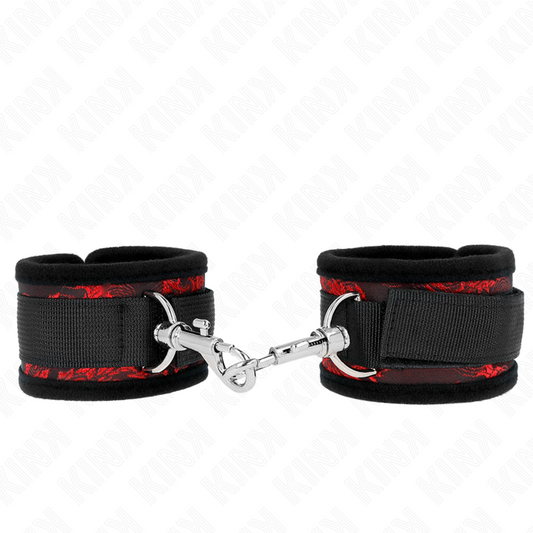 KINK - SCANDAL DESIGN WRISTBANDS RED-BLACK