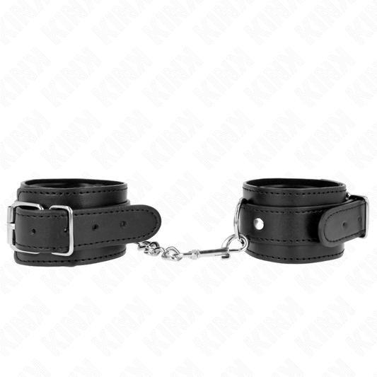 KINK - THIN BLACK WRISTBANDS ADJUSTABLE 21-33 CM