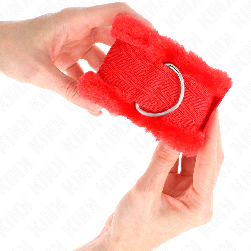 KINK - ADJUSTABLE RED LINED WRISTBANDS 17-31 CM X 7 CM