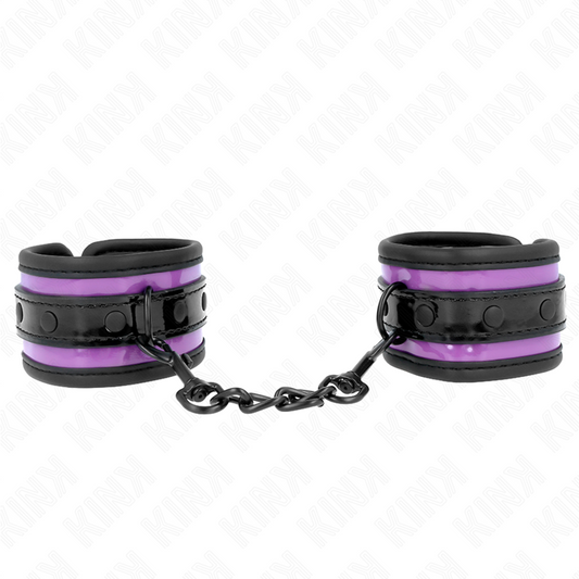 KINK - LILAC NEOPRENE WRISTBANDS ADJUSTABLE 21-28 CM X 5 CM