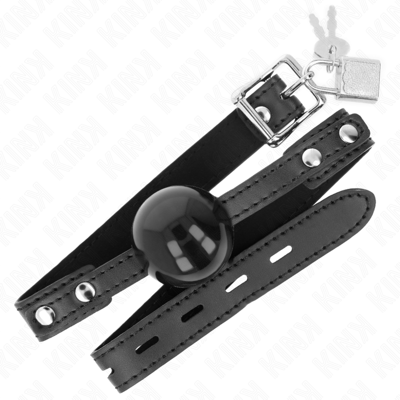 KINK - BALL GAG 4 CM SOFT TPE MODEL 3 60 x 2 CM ADJUSTABLE 37-52 CM