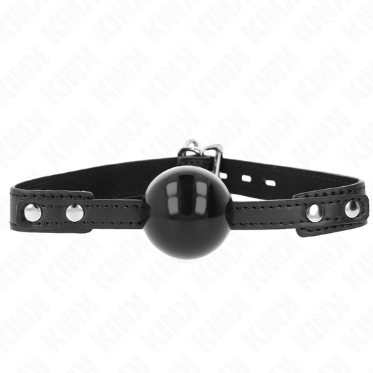 KINK - BALL GAG 4 CM SOFT TPE MODEL 3 60 x 2 CM ADJUSTABLE 37-52 CM