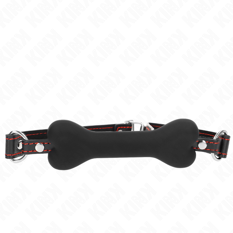 KINK - BONE GAG 12 CM BLACK 63 x 2 CM
