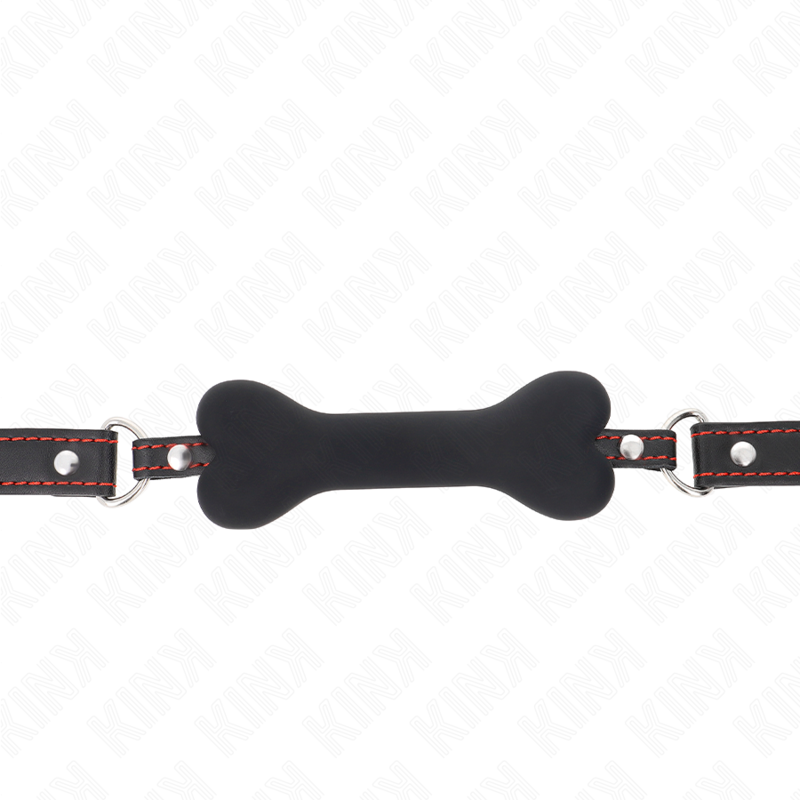 KINK - BONE GAG 12 CM BLACK 63 x 2 CM