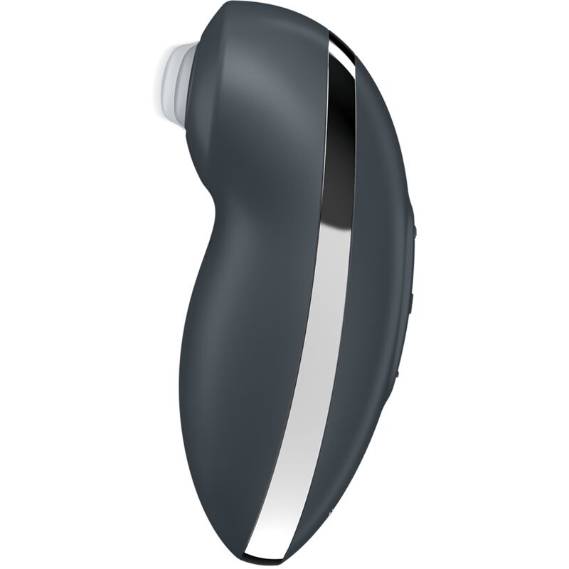SATISFYER - TAP &amp; CLIMAX 2 VIBRATOR &amp; STIMULATOR GREY