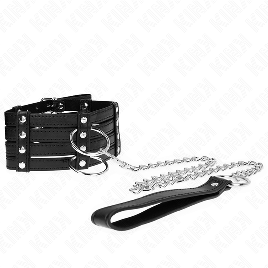 KINK - 65 CM SUB STYLE ADJUSTABLE LEASH COLLAR 35-51 CM X 7 CM
