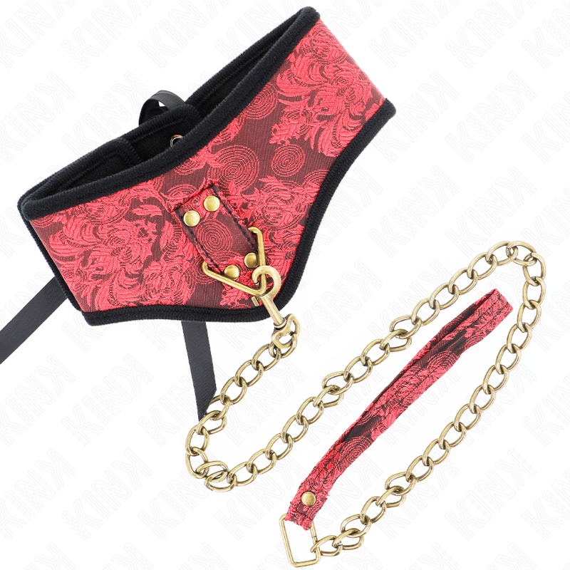 KINK - LACE LEASH COLLAR 75 CM SCANDAL MODEL 44 X 10 CM