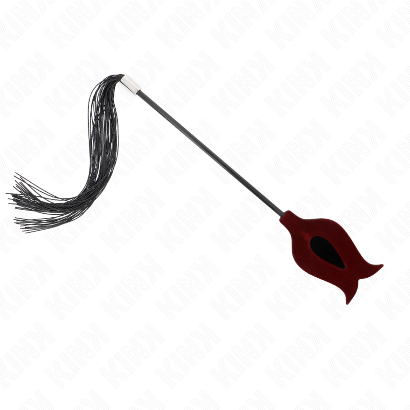 KINK - 45 CM ROSE-SHAPED SILICONE TASSEL WHIP