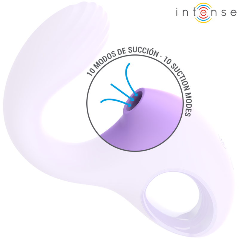 INTENSE - BAXTER VIBRADOR & ESTIMULADOR VIOLETA CONTROL REMOTO