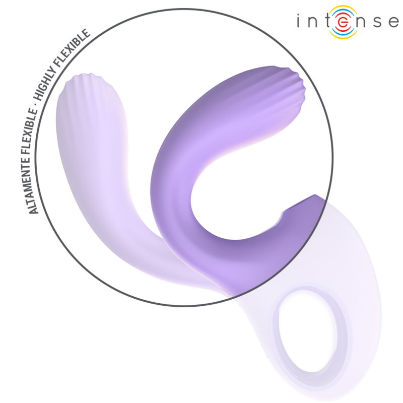 INTENSE - BAXTER VIBRADOR & ESTIMULADOR VIOLETA CONTROL REMOTO