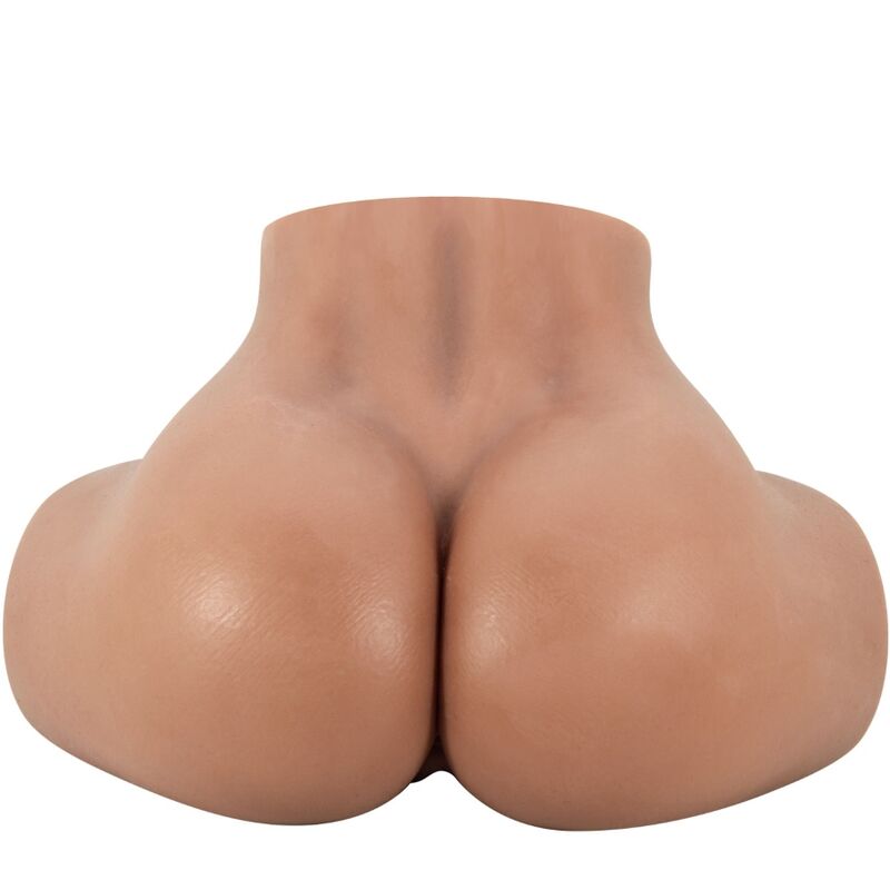 CRAZY BULL - HAILEY BACK VIBRATOR WITH REALISTIC VAGINA AND ANUS MULATTO REMOTE CONTROL