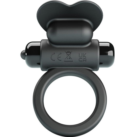 PRETTY LOVE - DEBONAIRE VIBRATING RABBIT RING 10 VIBRATIONS BLACK
