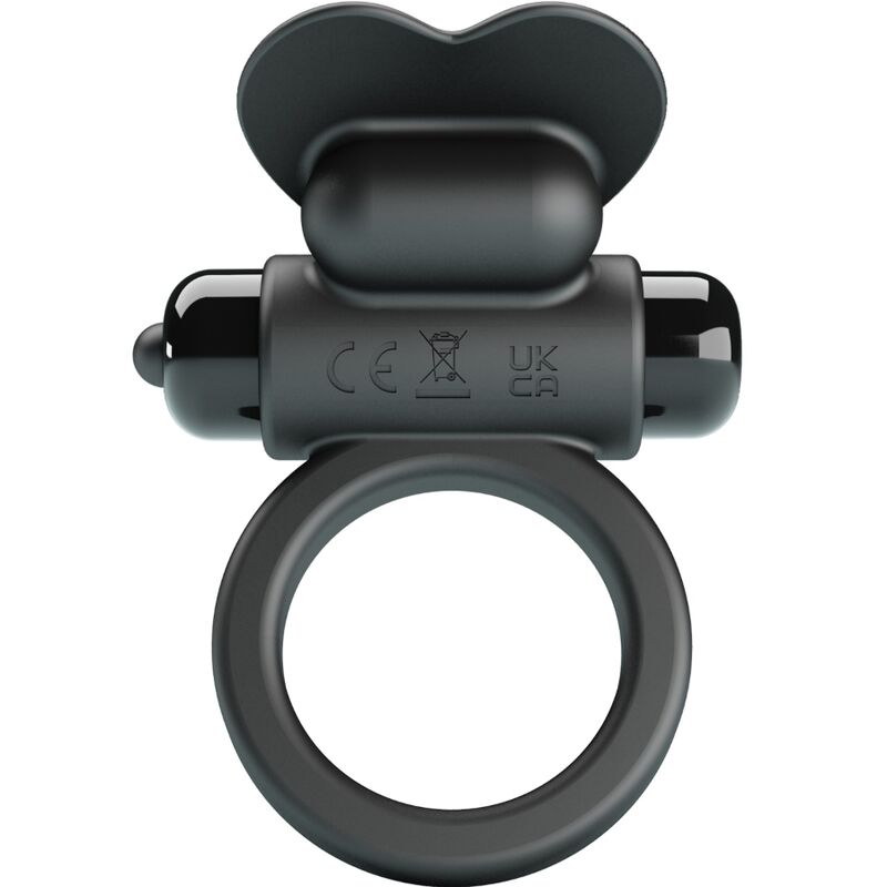 PRETTY LOVE - DEBONAIRE VIBRATING RABBIT RING 10 VIBRATIONS BLACK