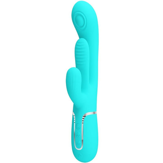 PRETTY LOVE - SHANIA TRIPLE RABBIT VIBRATOR MULTIFUNCTION 3 IN 1