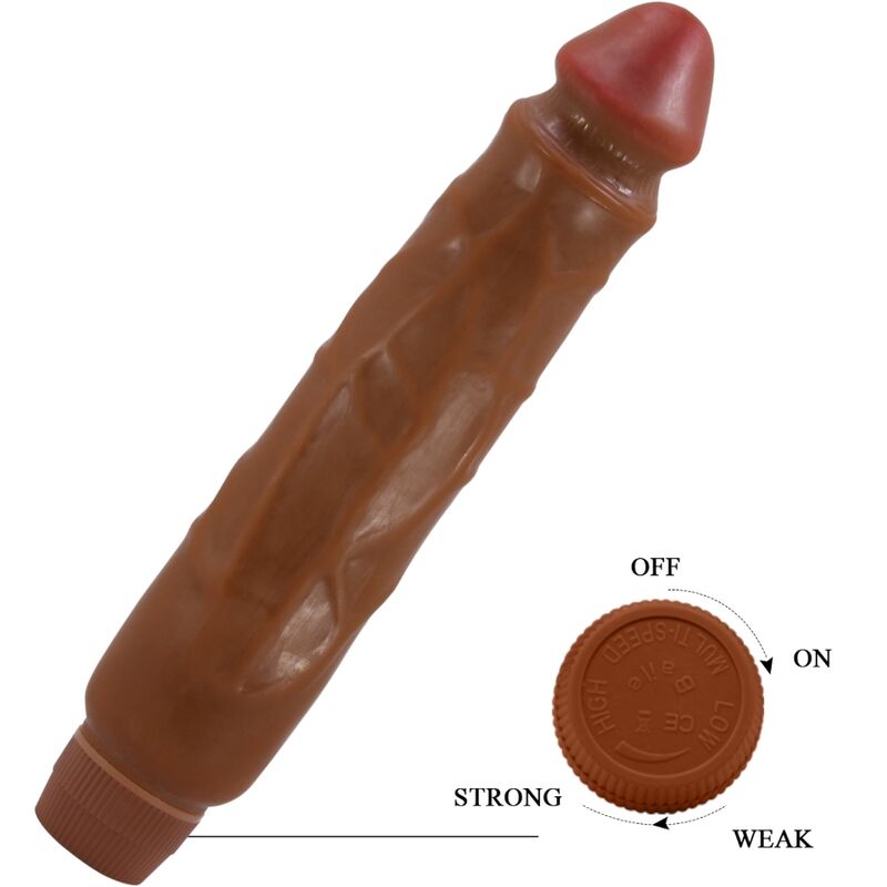 DANCE - REALISTIC VIBRATOR JACK 26 CM MULATO