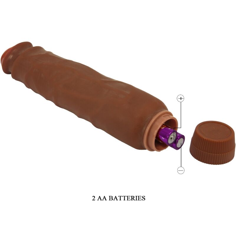 DANCE - REALISTIC VIBRATOR JACK 26 CM MULATO