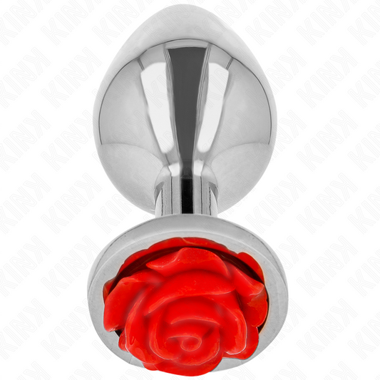 KINK - RED ROSE ANAL PLUG SIZE M