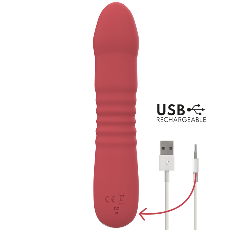 INTENSE - JUIN UP &amp; DOWN 10 VIBRATIONS ROUGE