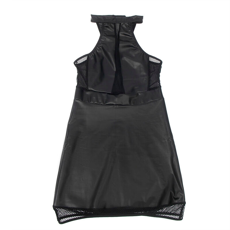 Sex Divinity - Black Sheer Halter Neck Dress L/XL