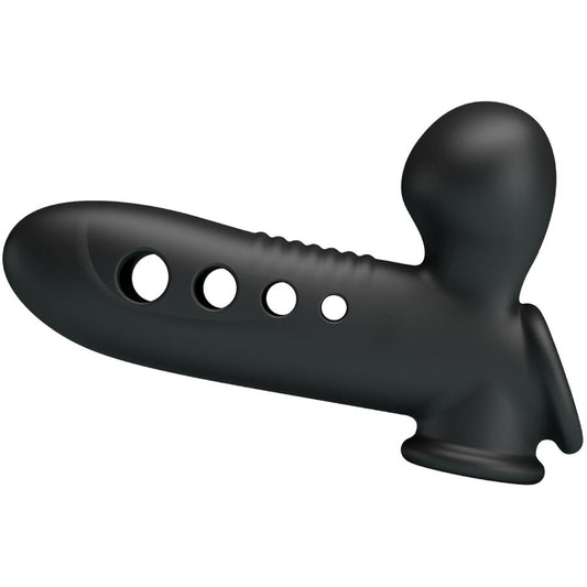 PRETTY LOVE - CRANE PENIS SLEEVE WITH BLACK AIRBAG