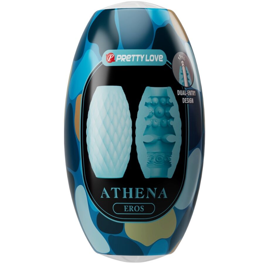 PRETTY LOVE - ATHENA EROS SKY BLUE SILICONE MALE MASTURBATOR