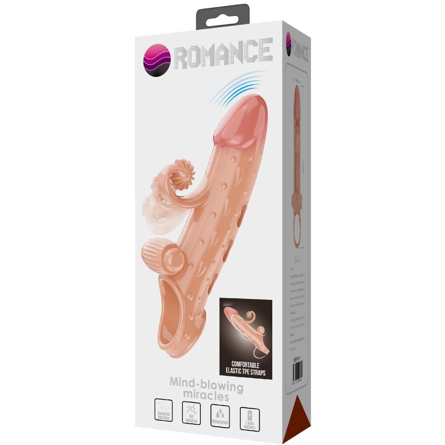 ROMANCE - PENIS SLEEVE WITH NATURAL VIBRATION