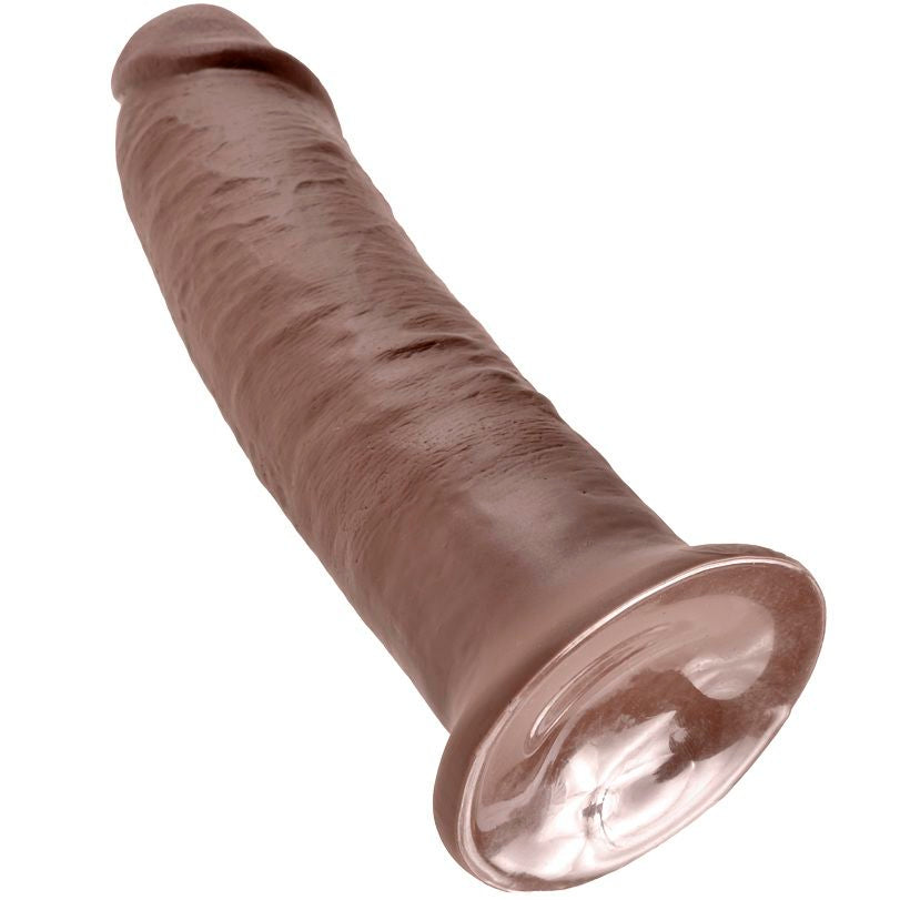 KING COCK - 10 PÉNIS BRUNS 25,4 CM