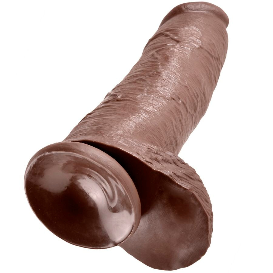 KING COCK - 12 PÉNIS RÉALISTES MARRON 30,48 CM