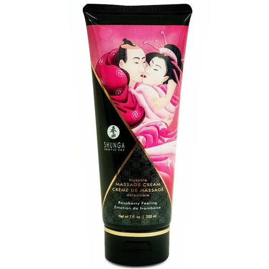 SHUNGA - CRÈME DE MASSAGE À LA FRAMBOISE 200 ML