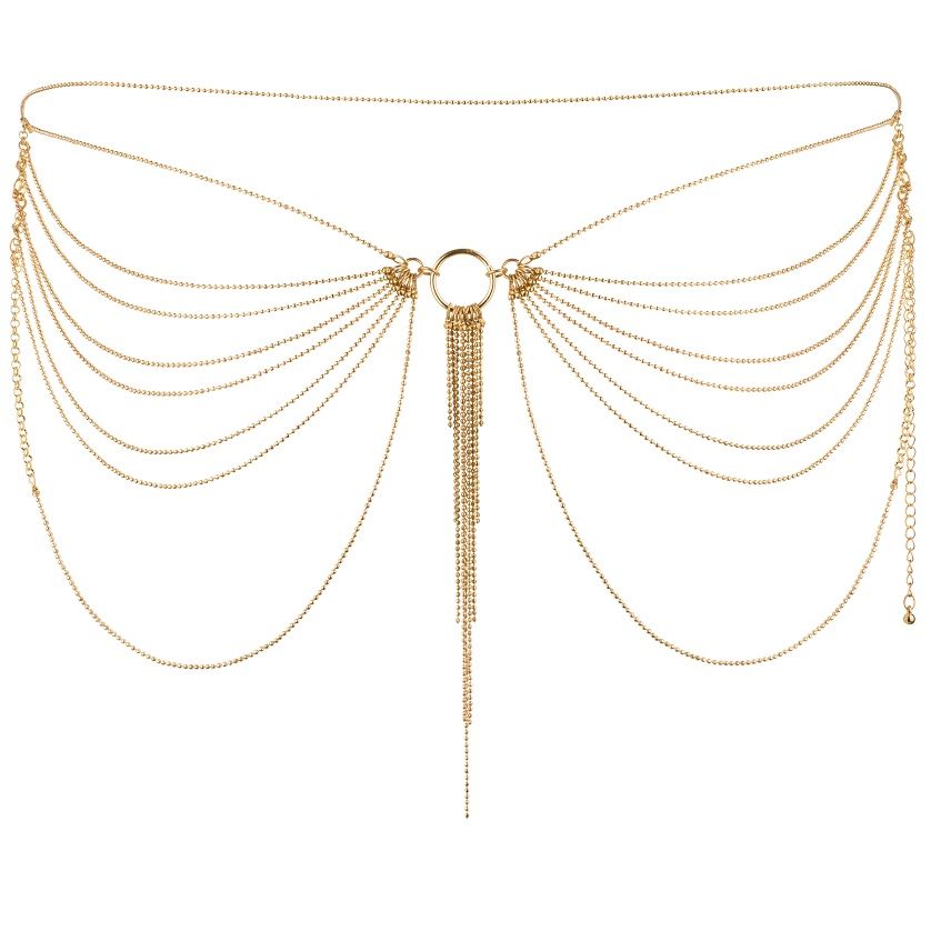 BIJOUX - MAGNIFICENT METAL CHAIN ​​JEWEL FOR THE WAIST IN GOLDEN